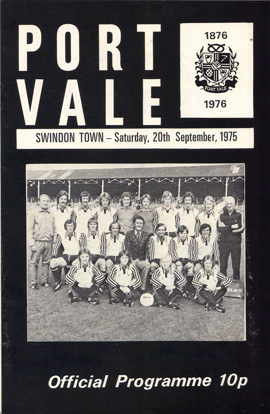<b>Saturday, September 20, 1975</b><br />vs. Port Vale (Away)